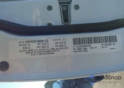 2011 Chrysler 300 Limited from USA, damaged, VIN 2C3CA5CG6BH579756